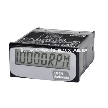 LR5N-B - DIN W48×H24mm, Indication only, LCD Pulse Meter(RPM,RPS,Hz)