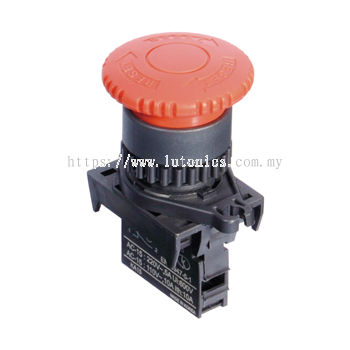 S2ER-E3 Series - 22/25 Head D40 Emergency switches (Non-Flush) 