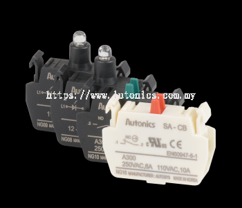 SA-CA/CB/LD/LA Series - Switch Contact / LED Blocks