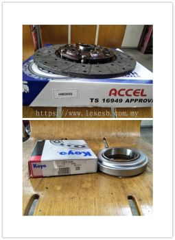 HND055 / CT70B HINO LB 14''x16T CLUTCH DISC + CLUTCH BEARING