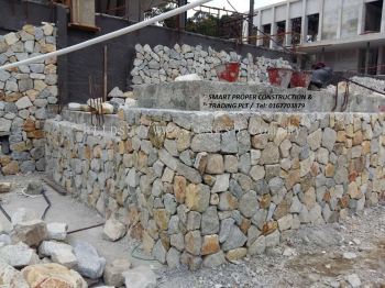  Natural stone granite exterior wall rubble, wall block stone, retaining wall stone, garden landscap