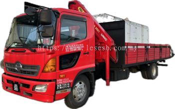 sewa 20kaki 5tons lorry crane