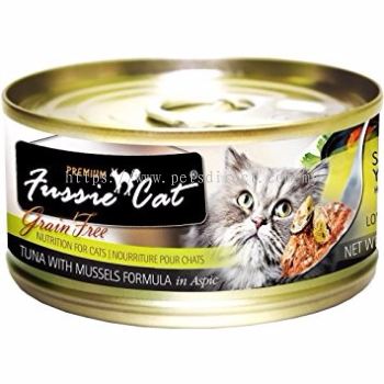 Fussie Cat Tuna With Mussels Formula In Aspic 80g