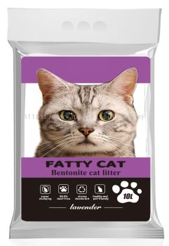 Fatty Cat Bentonite Cat Litter Lavender 10L