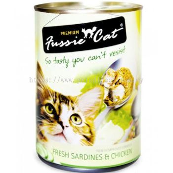 Fussie Cat Fresh Sardine & Chicken 400g