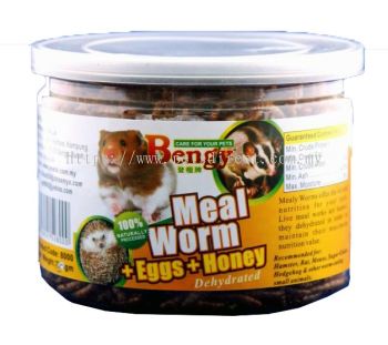 Bengy Meal Dry Worm + Eggs + Honey Dehydrated (75g)