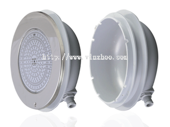 Emaux EL-H200-252 S&/S 304 Light with Housing, 252 LEDs RGB-20W&12V , 222LUX-261mmDIA, 98.5mm Thickness-Recess