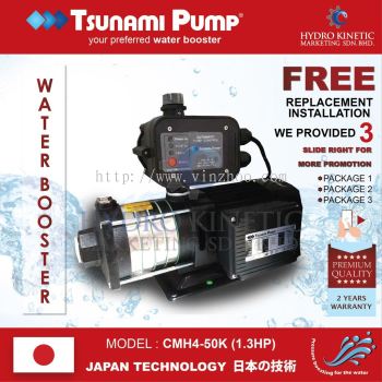 TSUNAMI CMH4-50K (1.3HP) Replacement Installation, HOME WATER BOOSTER PUMP