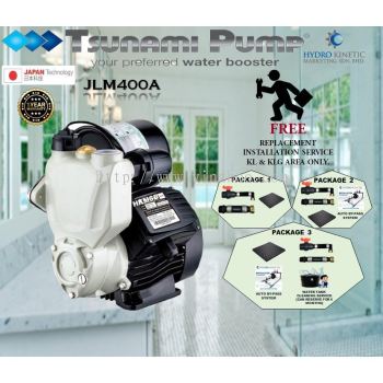 Tsunami JLM400A (400W) FREE Pump Replacement Installation Service, Self-Priming Pump