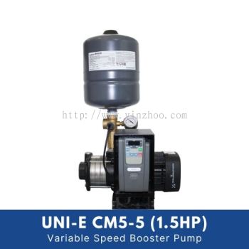 Grundfos Uni E CM5-5 (1.5HP), Made In Taiwan, FREE RUBBER PAD & BUTELINE PUMP OUTLET