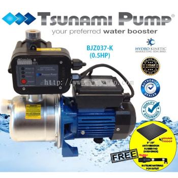 Tsunami BJZ037-K Self Priming Jet Water Pump (0.5HP) Pam Air