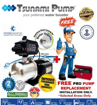 TSUNAMI CMF2-30K (0.5HP) FREE PUMP REPLACEMENT INSTALLATION SERVICE IN KL & KLG AREAS 