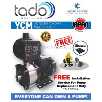 [FREE REPLACEMENT INSTALLATION] TADO YCM3-3 (0.5HP) WATER PUMP (TSUNAMI) YCM3-3YPC8