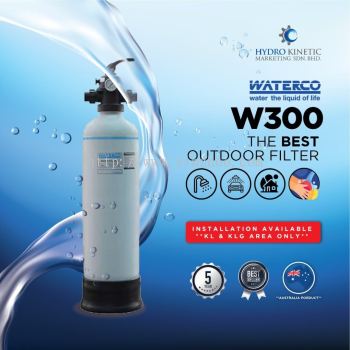 WATERCO W300 Australia Outdoor Filter Mircon (W12 xH55 ), Installation Available