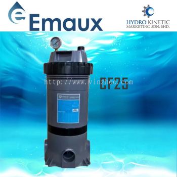 EMAUX CF25 25ft2 Cartridge Filter with 2 union set(1.5") - SWIMMING POOL FILTRATION