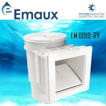 EMAUX EM0010-RV SPA Skimmer Box (Concrete & Vinyl Pool) - 1.5inch connection