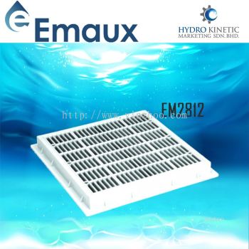 EMAUX Swimming pool Main drainage fittings Square main drain Drainage EM2812