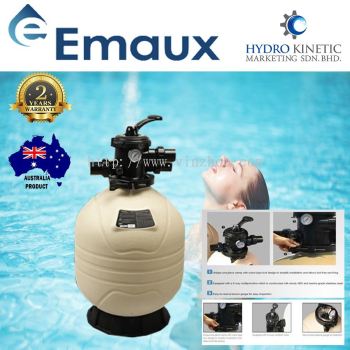EMAUX MFV 17 TOP MOUNT PLASTIC SAND FILTER 17" - SWIMMING POOL FILTRATION (Excluded sand)