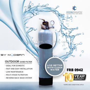 Home/Shop FRB (Dia.9inch x H42inch) Outdoor Sand Filter, Installation available