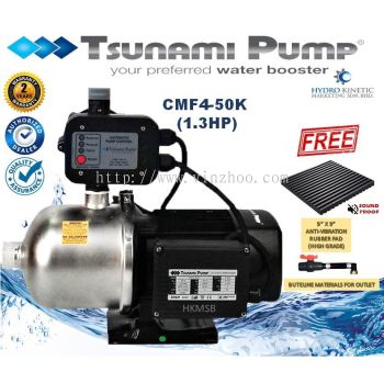 Tsunami CMF4-50K Home Booster Pressure Water Pump (Stainless Steel, 1.3HP)