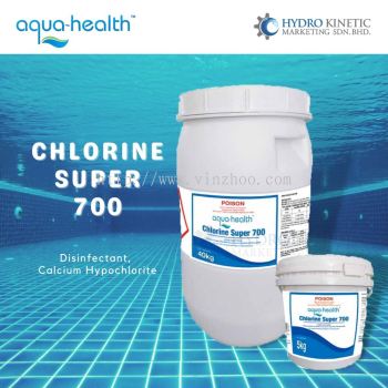 Waterco Aqua Health Chlorine Super700 (40KG) For Swimming Pool - Disinfectant,Calcium Hypochlorite,S