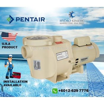 PENTAIR WHISPERFLO SWIMMING POOL PUMP C/W 3.0HP (USA) 230V/50-60hz - 129gpm@50foot