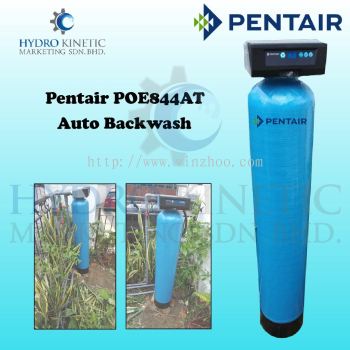 PENTAIR POE844AT AUTOTROL CONTROL OUTDOOR HOME WATER FILTER (AUTO BACKWASH), OUTDOOR SAND FILTER
