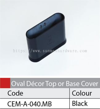 Decor Cover Matt Black