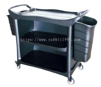 3 TIERS UTILITIES CART c/w 3 side cover and 2 buckets - 3UC-612