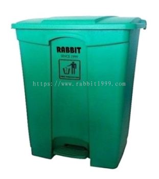 RABBIT STEP ON BIN - 45lt - green