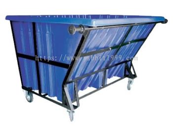 METAL FRAME + PE BIN - 1500 Litres