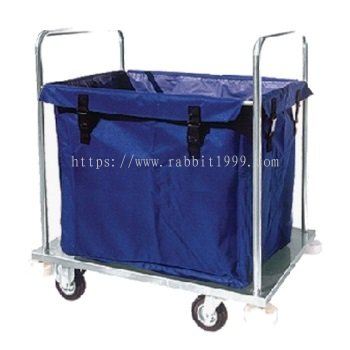 STAINLESS STEEL SOILED LINEN TROLLEY - SLT-505/SS