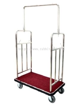 STAINLESS STEEL BAGGAGE TROLLEY - LD-BGT-416/SS