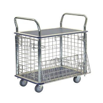 2 SHELF TROLLEY WITH CAGE - MT-1037 , MT-1038
