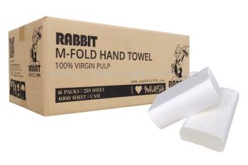 RABBIT M-FOLD HAND TOWEL