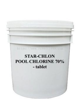 STAR-CHLON POOL CHLORINE 70% - tablet - 5kg                               