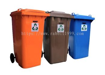 RABBIT RECYCLING BINS 240lt