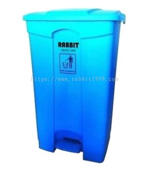 RABBIT STEP ON BIN - 87lt - blue