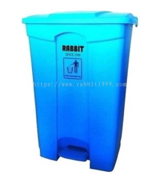 RABBIT STEP ON BIN - 68lt - blue