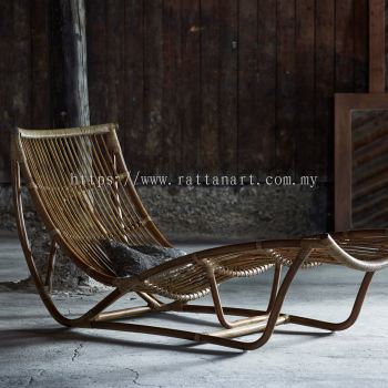 RATTAN LOUNGE CHAIR LAZY LADY