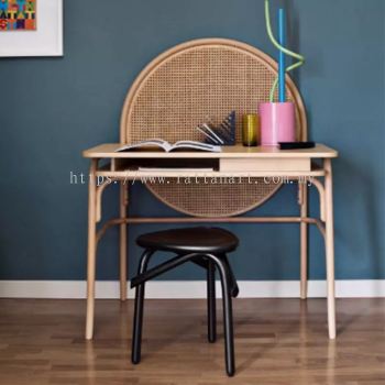 RATTAN STUDY TABLE MOON