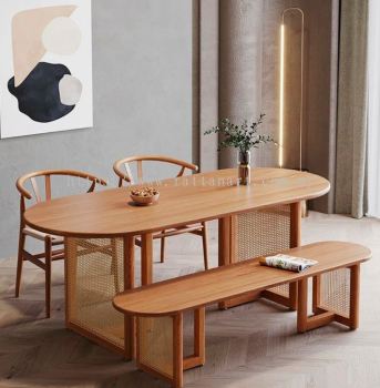 WOODEN DINING TABLE