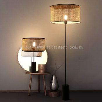 RATTAN LAMP