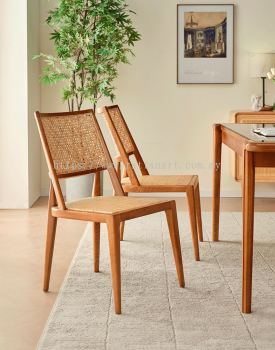 RATTAN DINING CHAIR