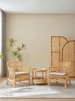 RATTAN LOUNGE CHAIR