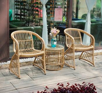 RATTAN LOUNGE CHAIR