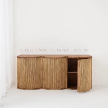 RATTAN WOODEN CABINET