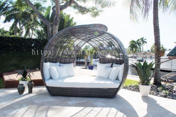 SYNTHETIC BIRD CAGE SOFA BED