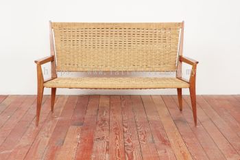 WOODEN PAPERCORD BENCH