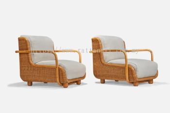 RATTAN SINGLE SOFA / LOUNGE CHAIR